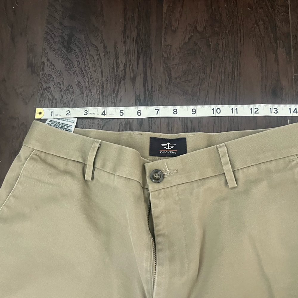 Dockers khakis size 30 x 30 flat front pants pockets - Picture 6 of 10